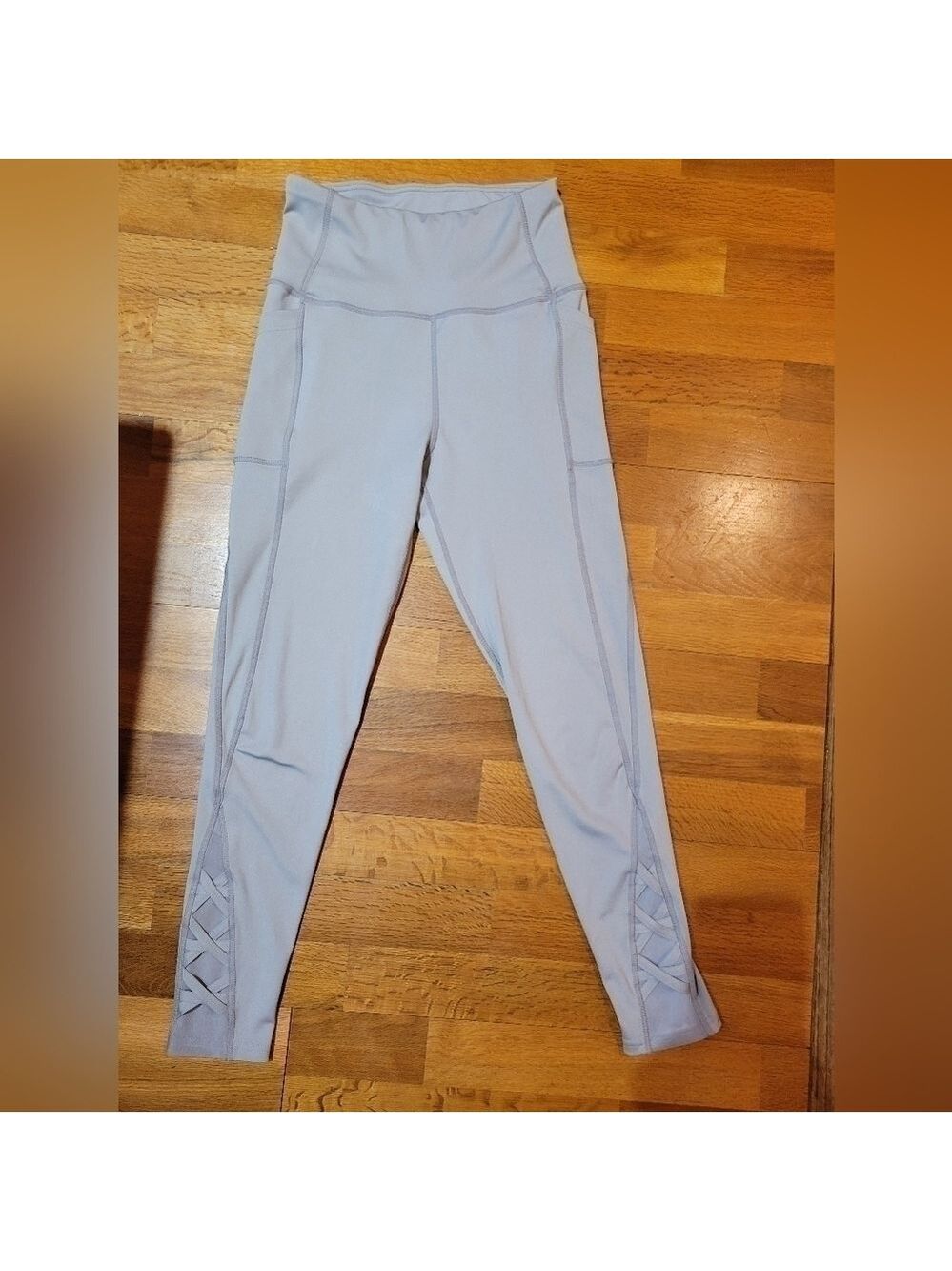 Body glove leggings gray medium 7/8 length